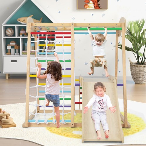 Wood jungle gym - in,