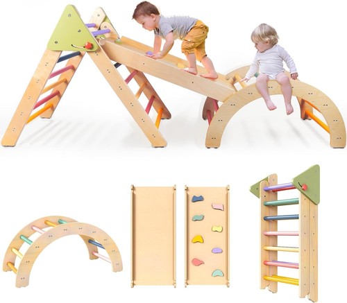 Wooden pikler triangle - pikler,
