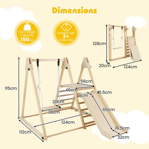 Indoor jungle gym - kids, 3-in-1