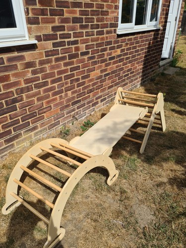 Toddler wooden climbing - climbing, frame