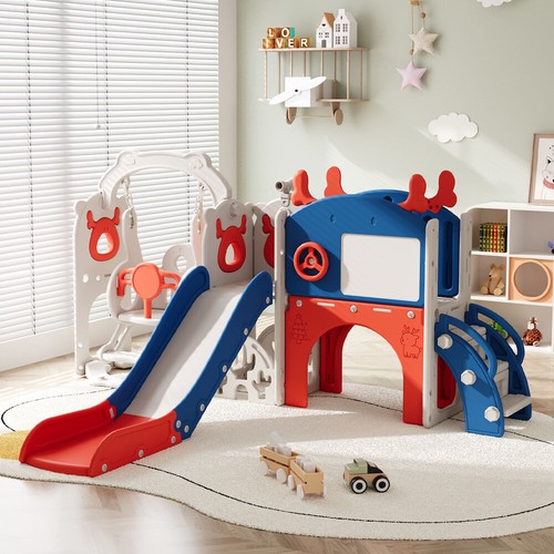 Kids slide swing climber set - &,