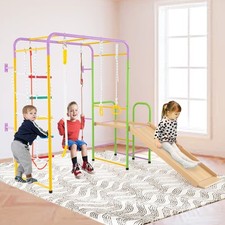 Metal Indoor Jungle Gym 8-in-1