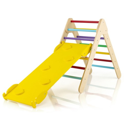 Wooden climbing ladder indoor - wooden,