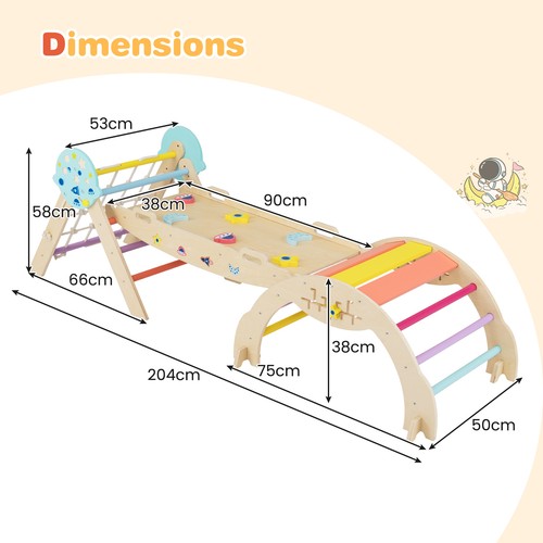 Climbing frame triangle - 3, in