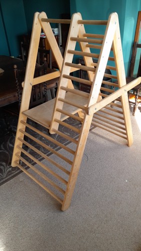 Wooden indoor climbing - wooden,