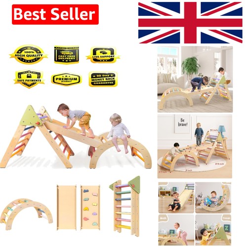 Wooden pikler triangle - wooden,