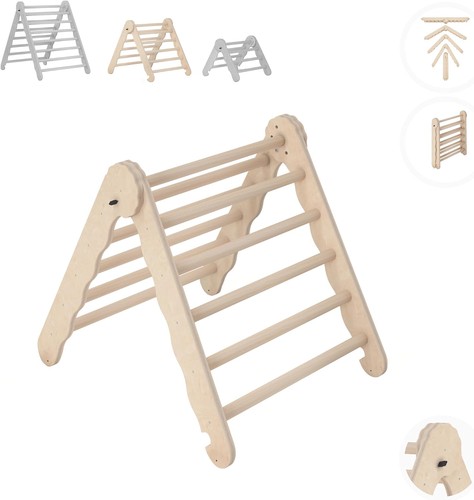 Indoor wooden toddler - , climbing