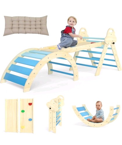 Climbing frame with soft - climbing,