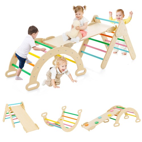 Kids climbing triangle - climbing,