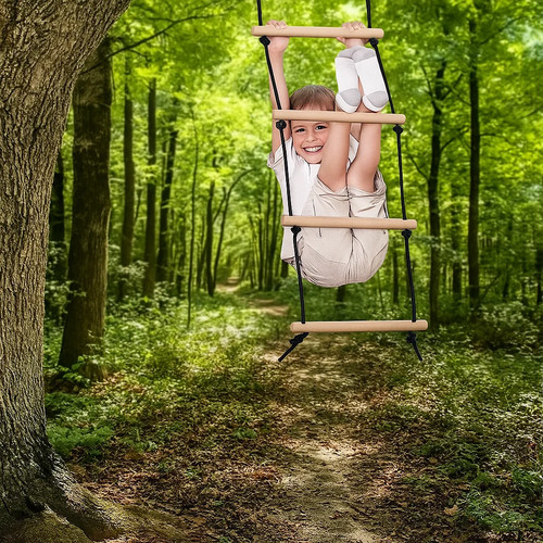 Children wooden climbing - children's,